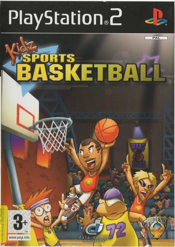 Kidz Sports: Basketball box art for Playstation 2